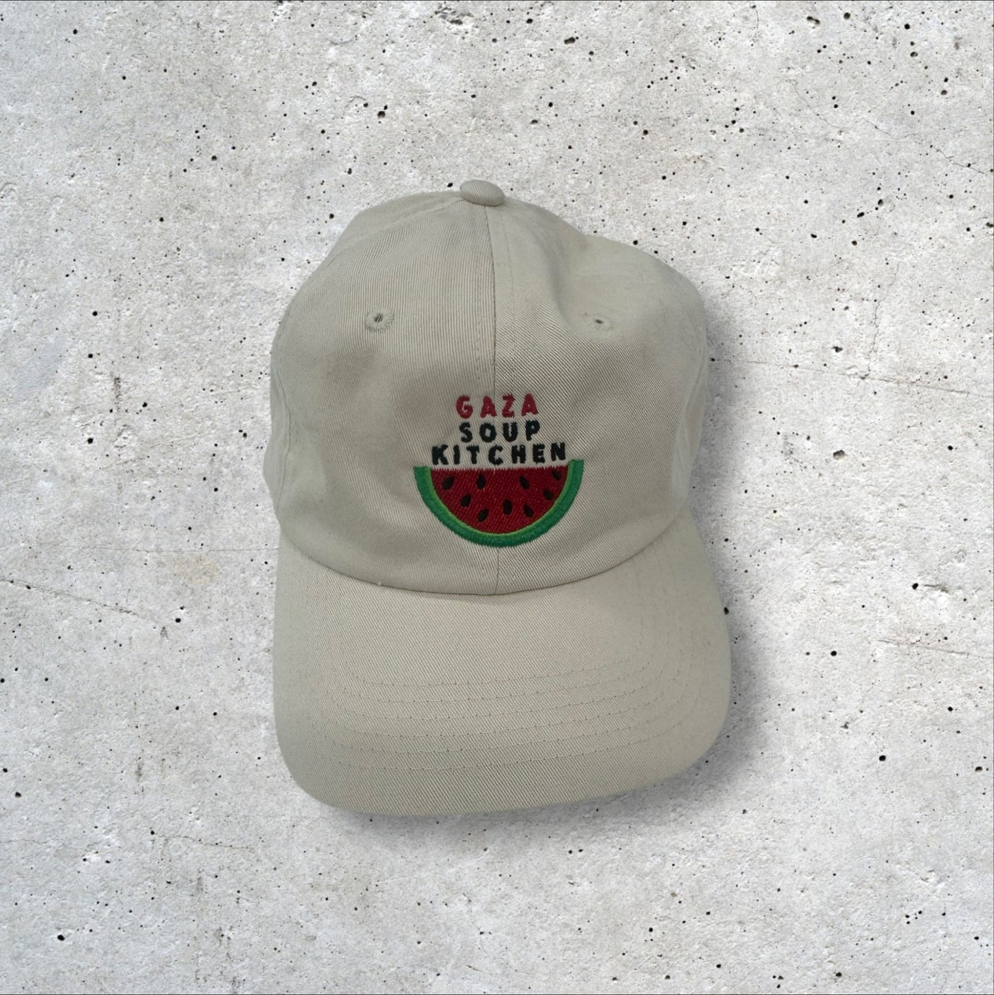Gaza Soup Kitchen Ivory Dad Hat Cap