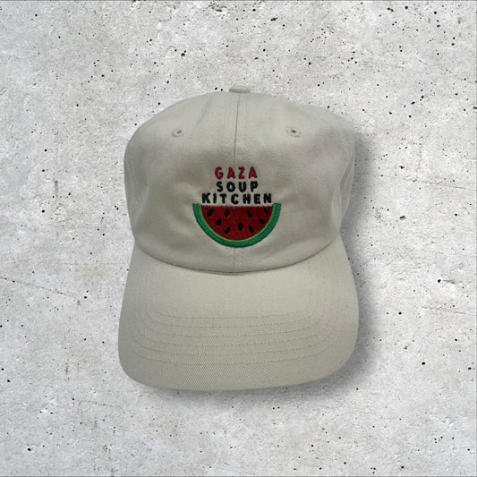 Gaza Soup Kitchen Ivory Dad Hat Cap