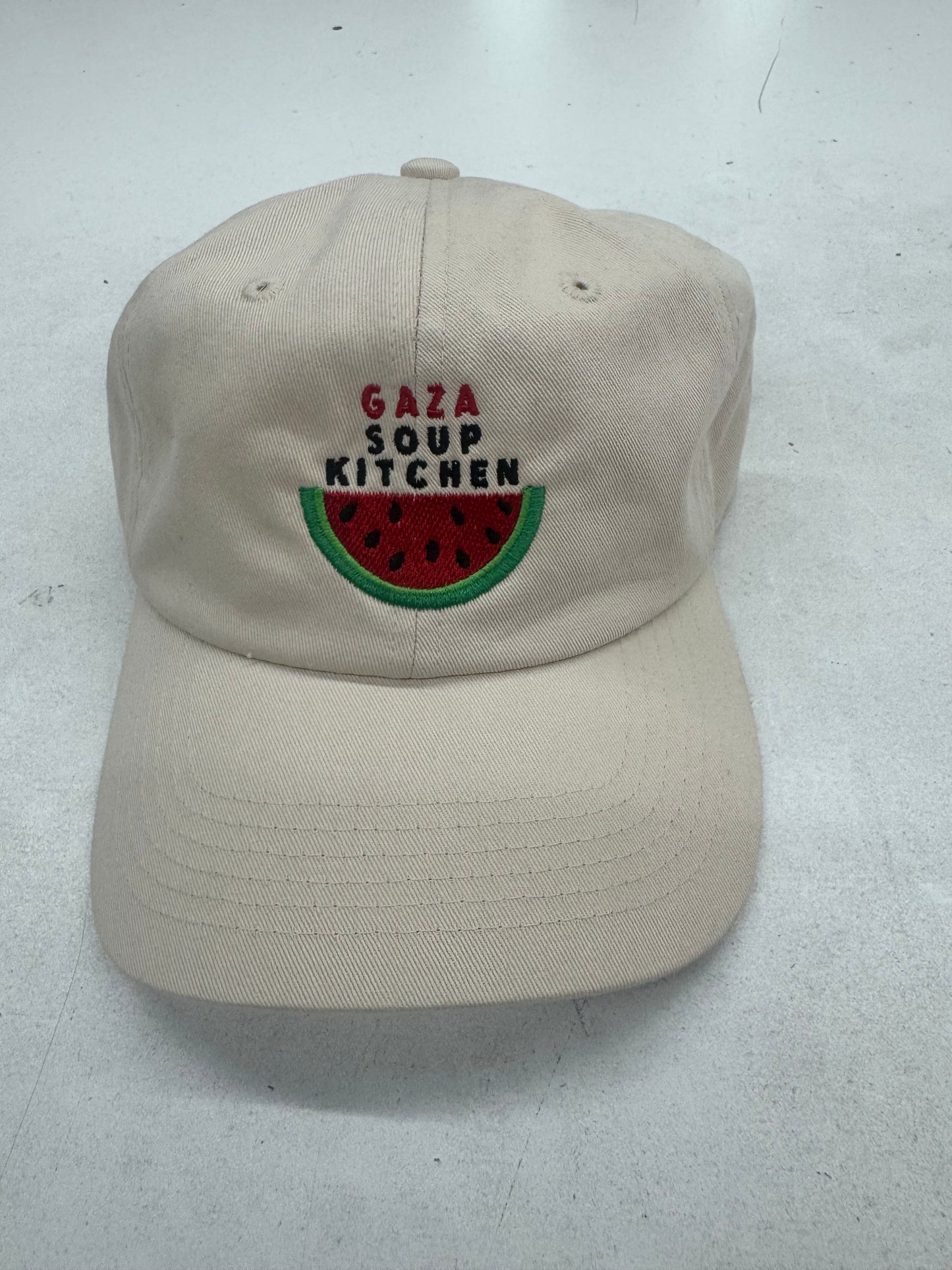 Gaza Soup Kitchen Ivory Dad Hat Cap