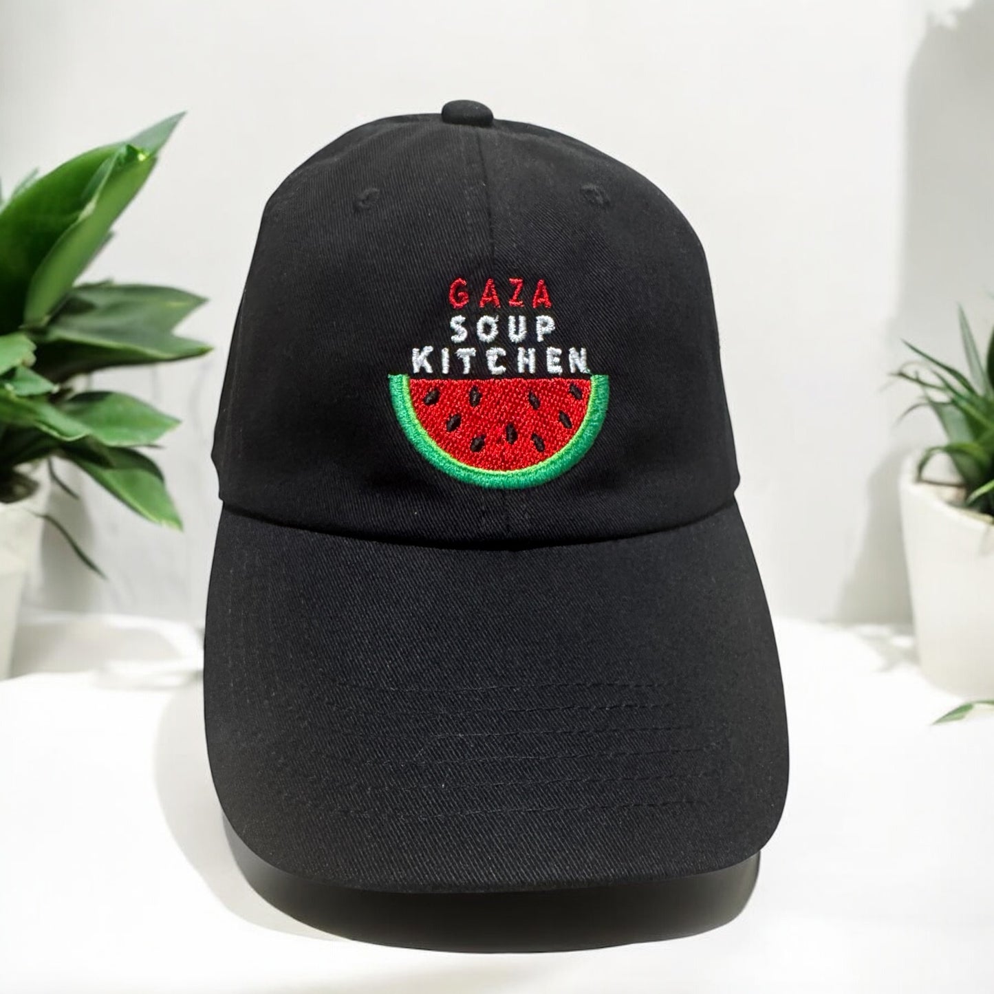 SAFR Apparel/ Gaza Soup Kitchen Embroidered dad cap hat