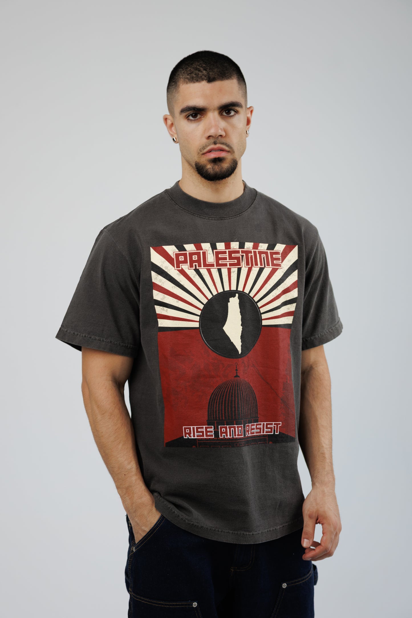 Rise and Resist  Heavy T-Shirt