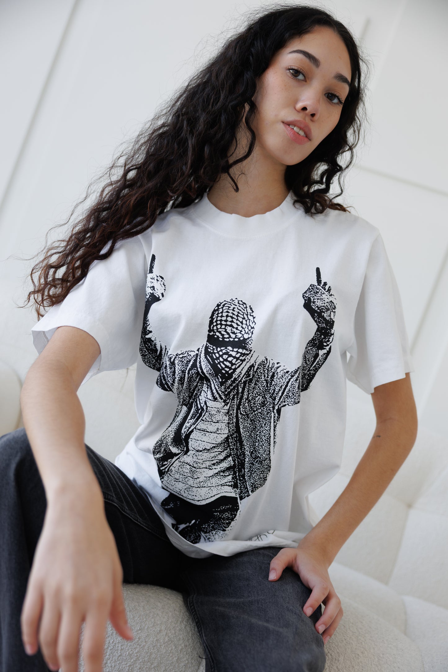 Civilian White Heavy T-Shirt