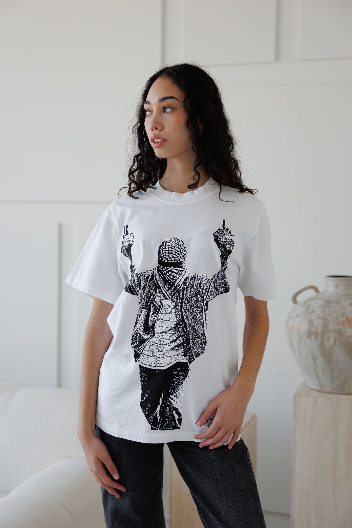 Civilian White Heavy T-Shirt