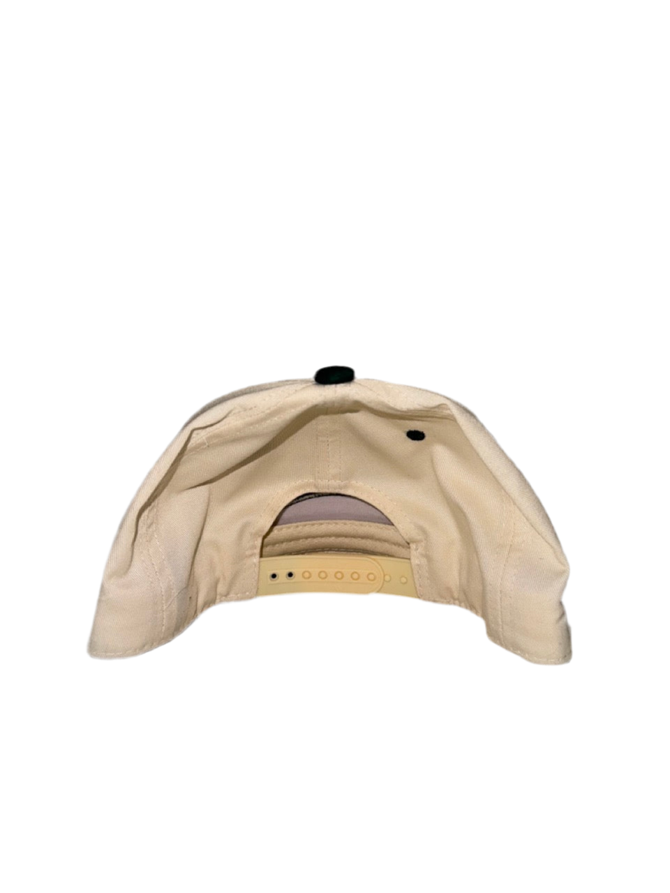 BASEBALL GREEN EMBROIDERED TAN HAT