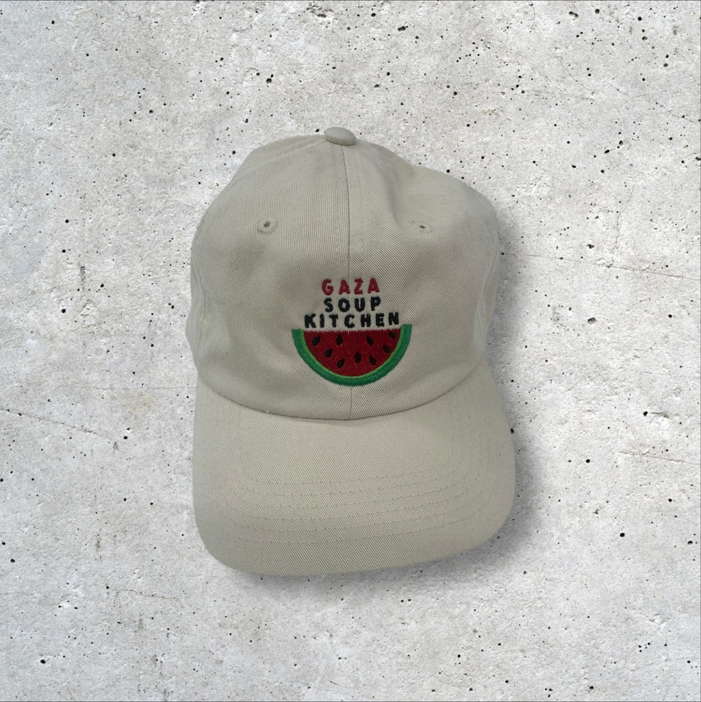 Gaza Soup Kitchen Ivory Dad Hat Cap