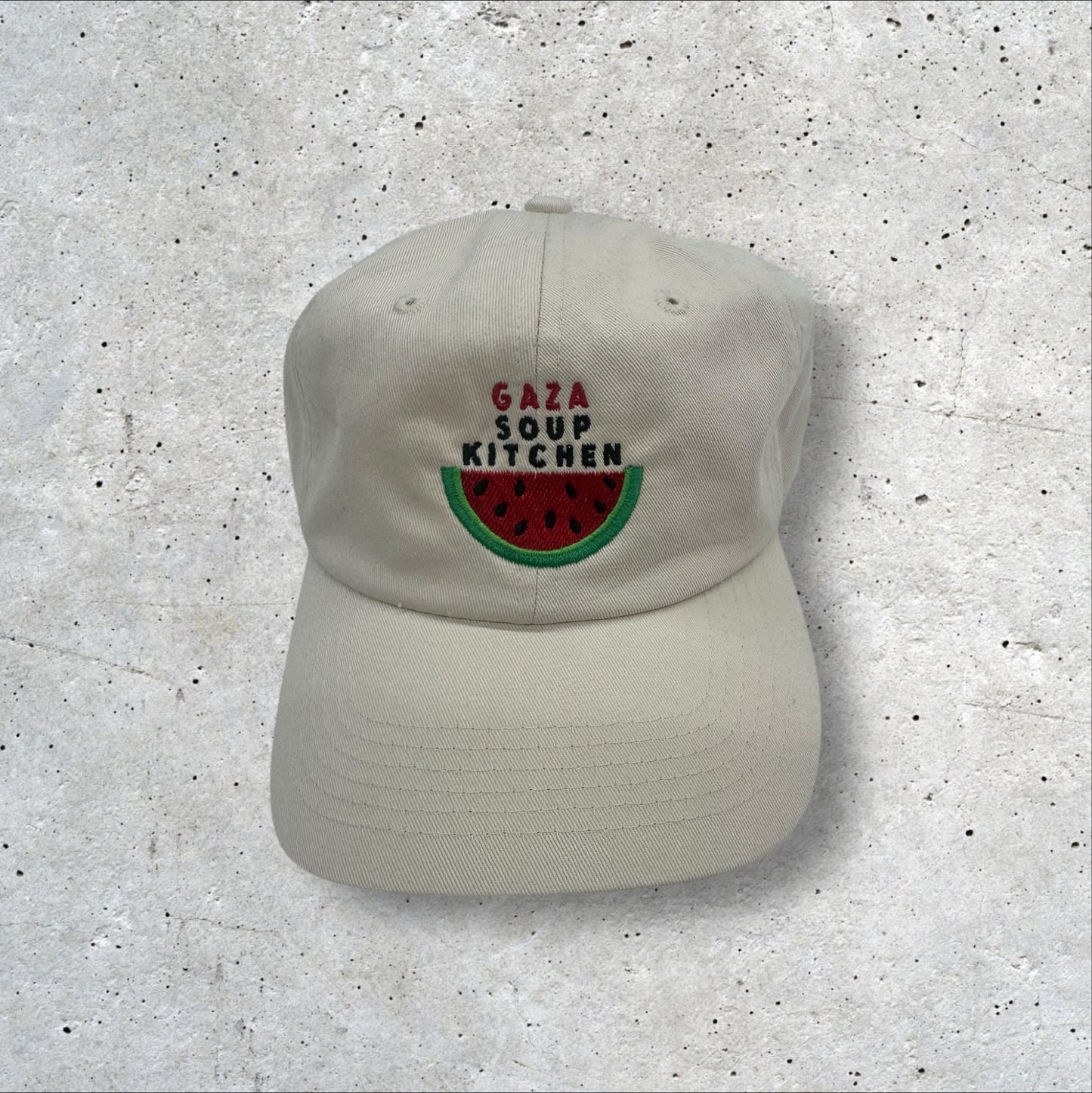 Gaza Soup Kitchen Ivory Dad Hat Cap