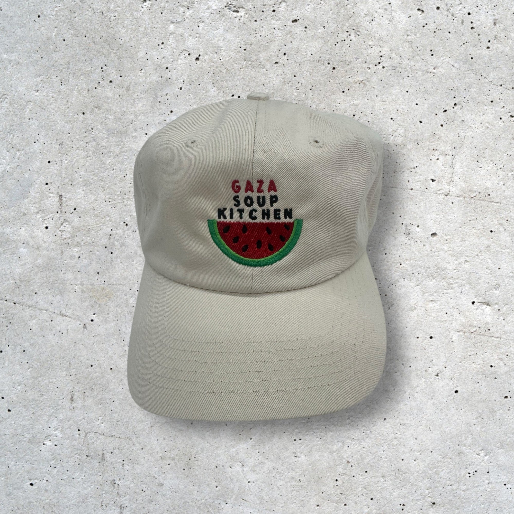 Gaza Soup Kitchen Ivory Dad Hat Cap