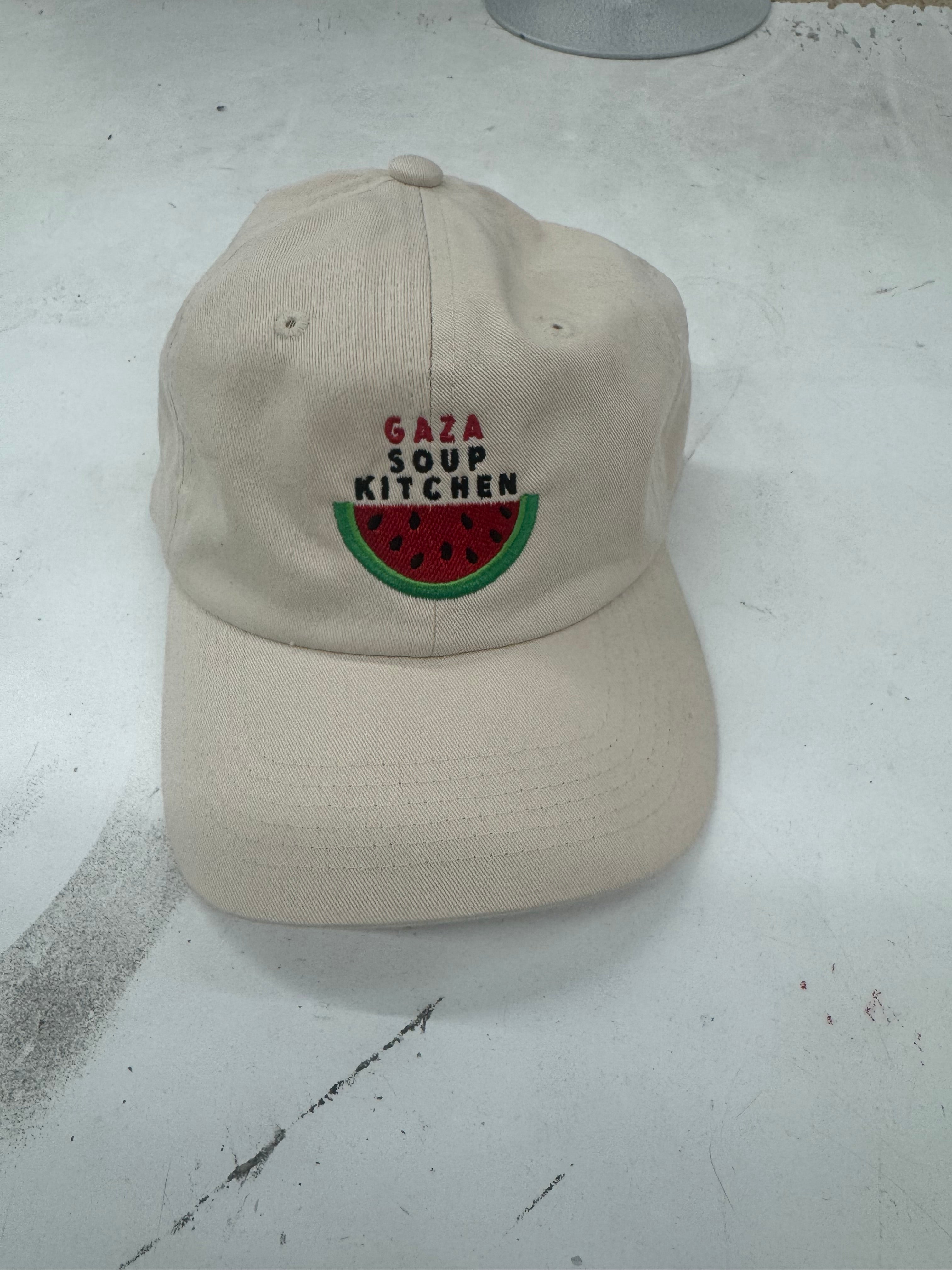 Gaza Soup Kitchen Ivory Dad Hat Cap
