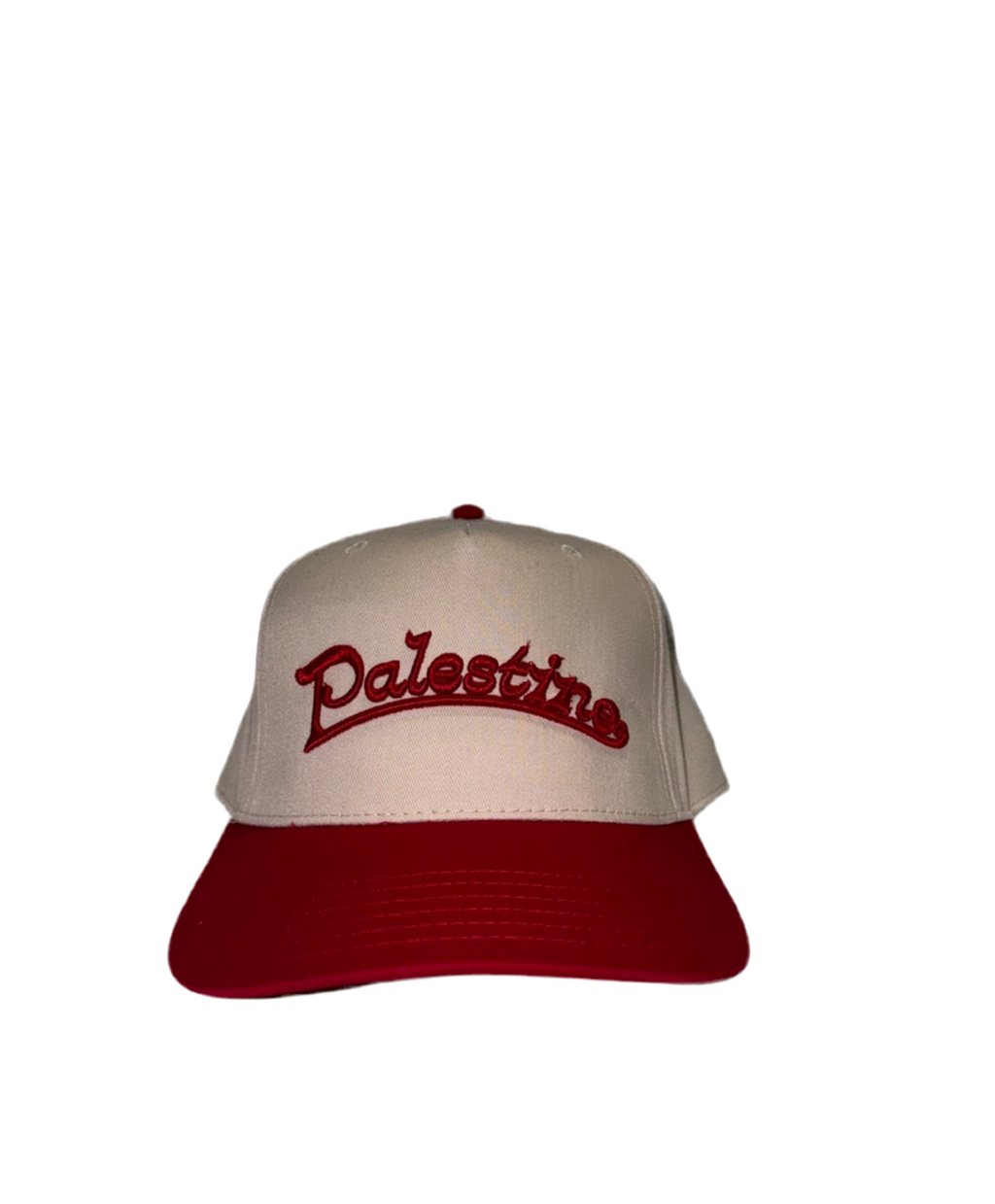 BASEBALL Script  PALESTINE RED TAN HAT