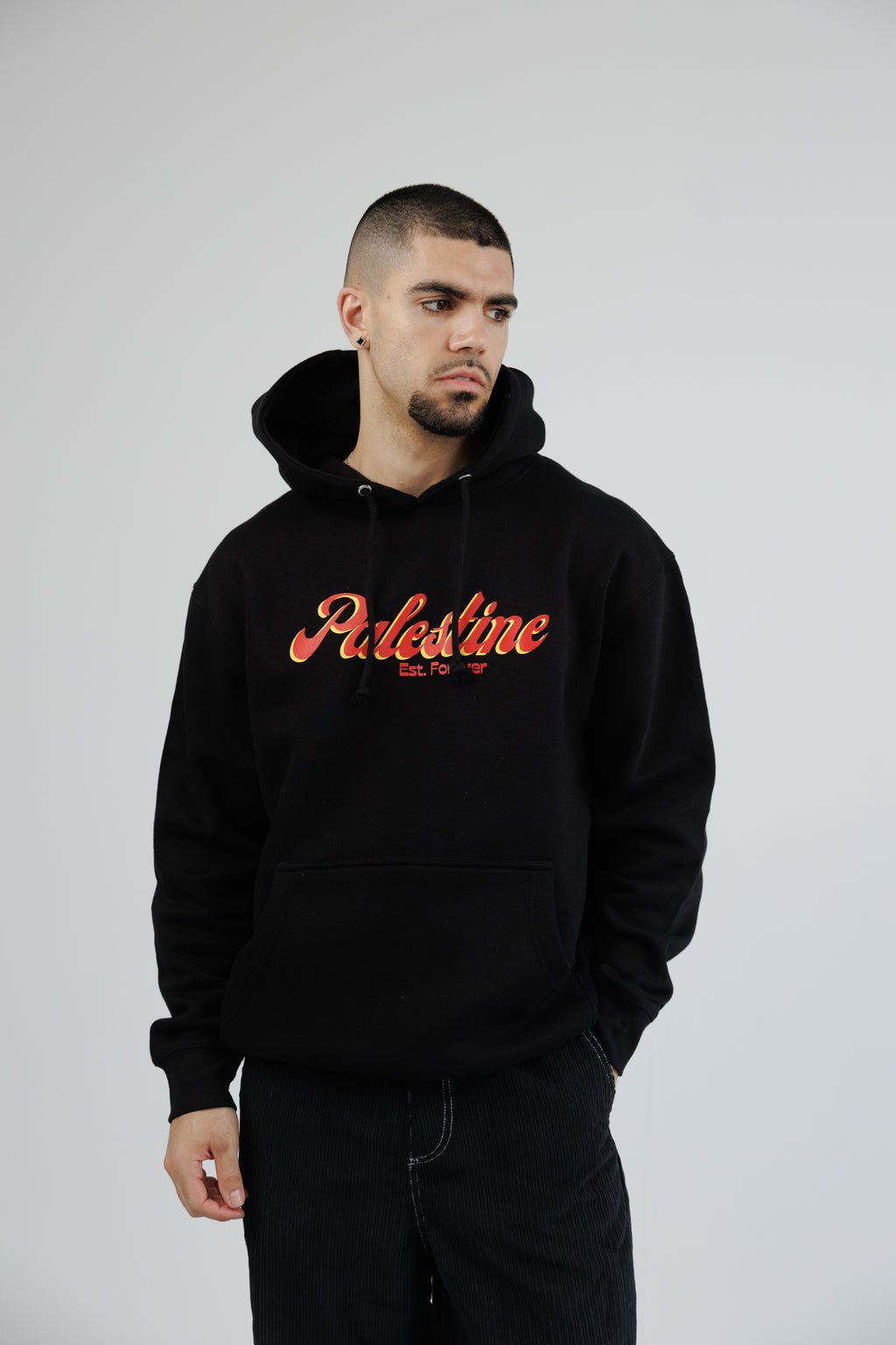 SUQ OG SCRIPT HOODIE // BLACK