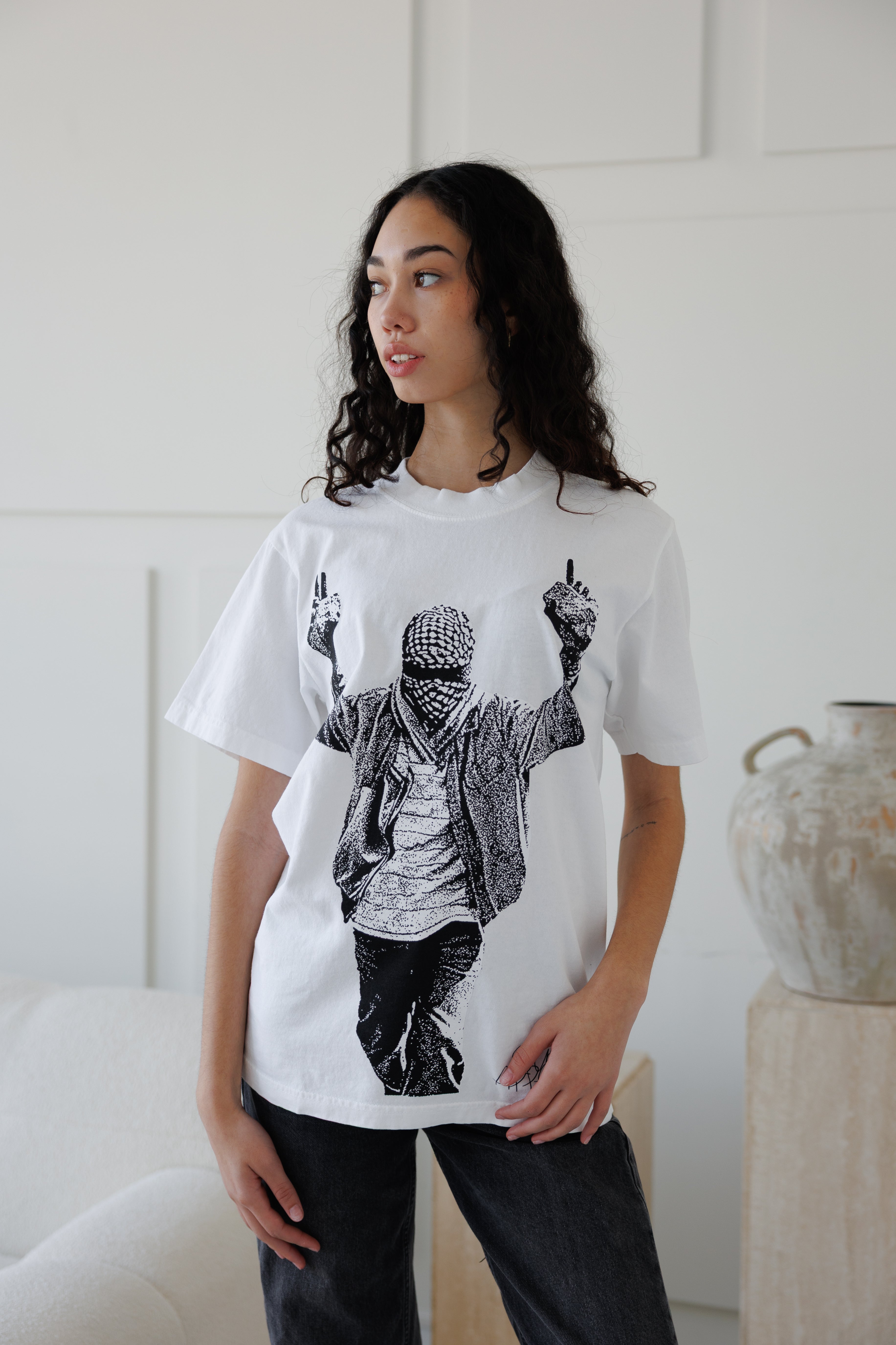 Civilian White Heavy T-Shirt