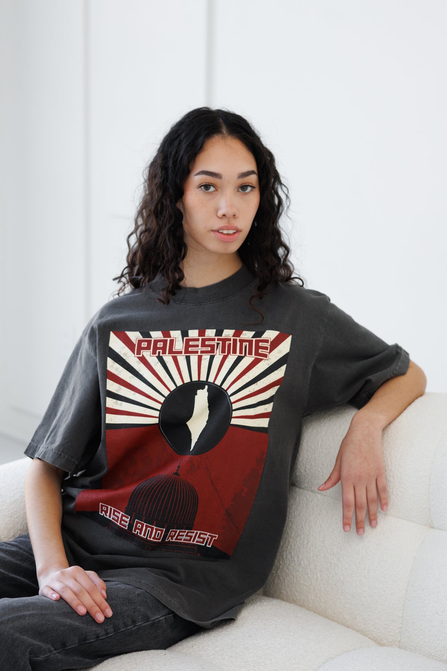 Rise and Resist  Heavy T-Shirt