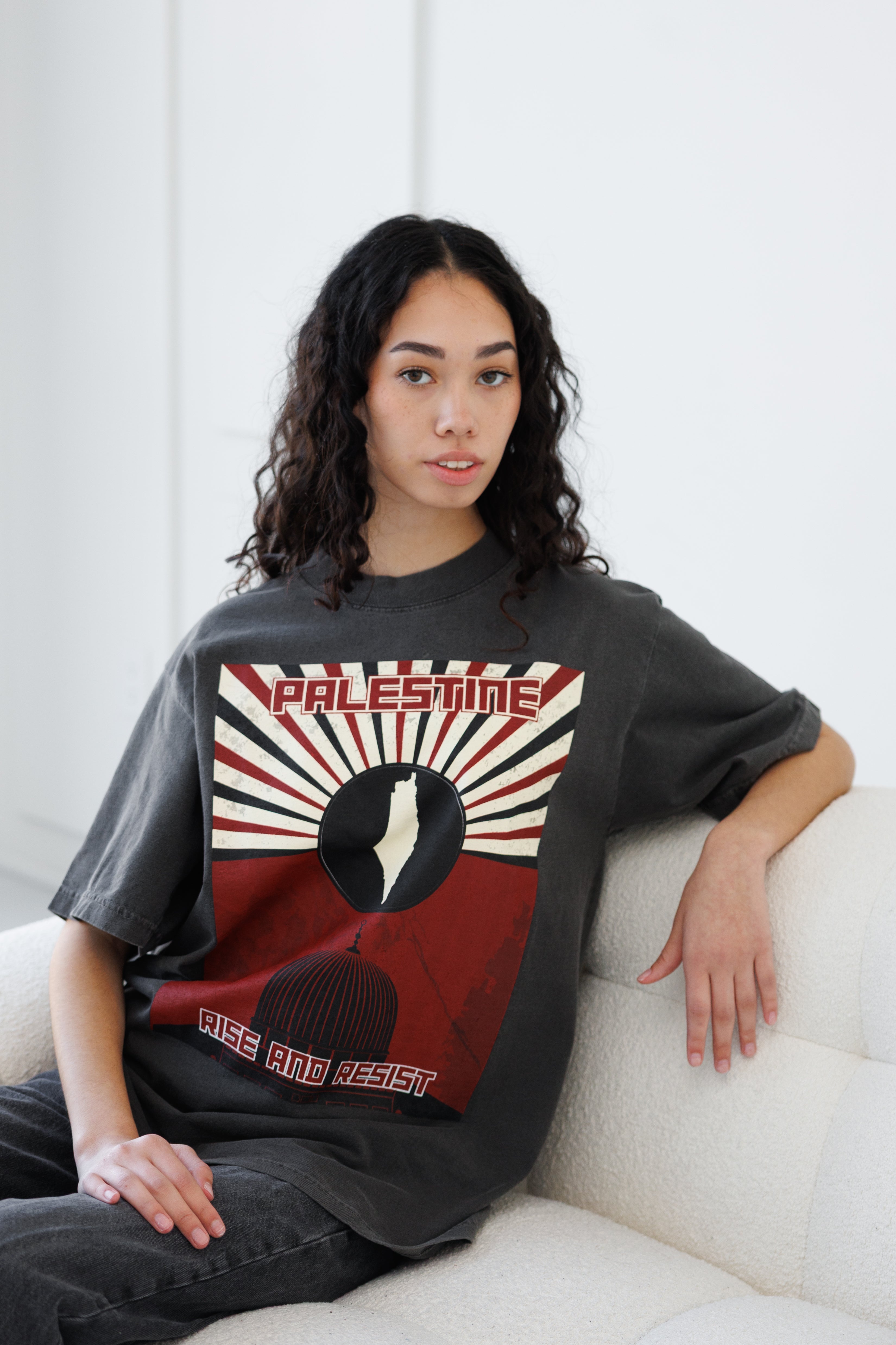 Rise and Resist  Heavy T-Shirt
