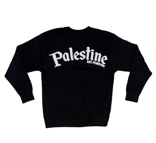 Happiest Place On Earth Puff Crewneck Sweatshirt