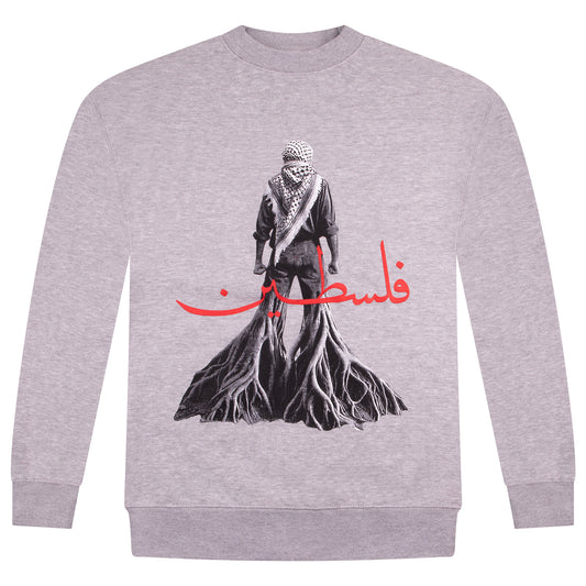 CREW NECK PALESTINE ROOTS //